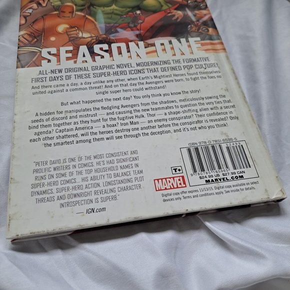 Avengers: Season One Marvel Novel by Peter David Hard Cover comic book - Picture 3 of 12